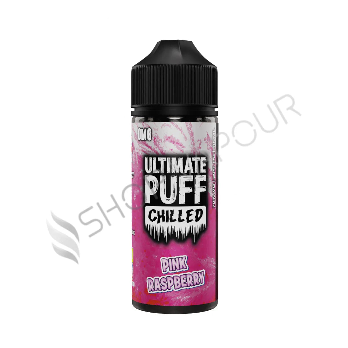 Pink Rasberry 100ml Shortfill E-Liquid by Ultimate Puff Chilled
