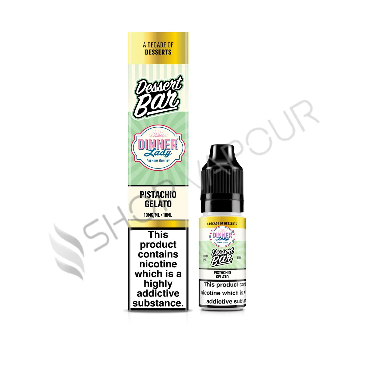 Pistachio Gelato Nic Salt E-Liquid by Dinner Lady Dessert Bar Salts