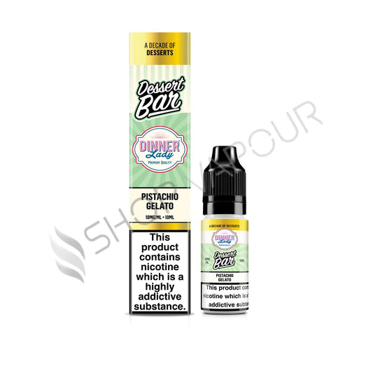Pistachio Gelato Nic Salt E-Liquid by Dinner Lady Dessert Bar Salts