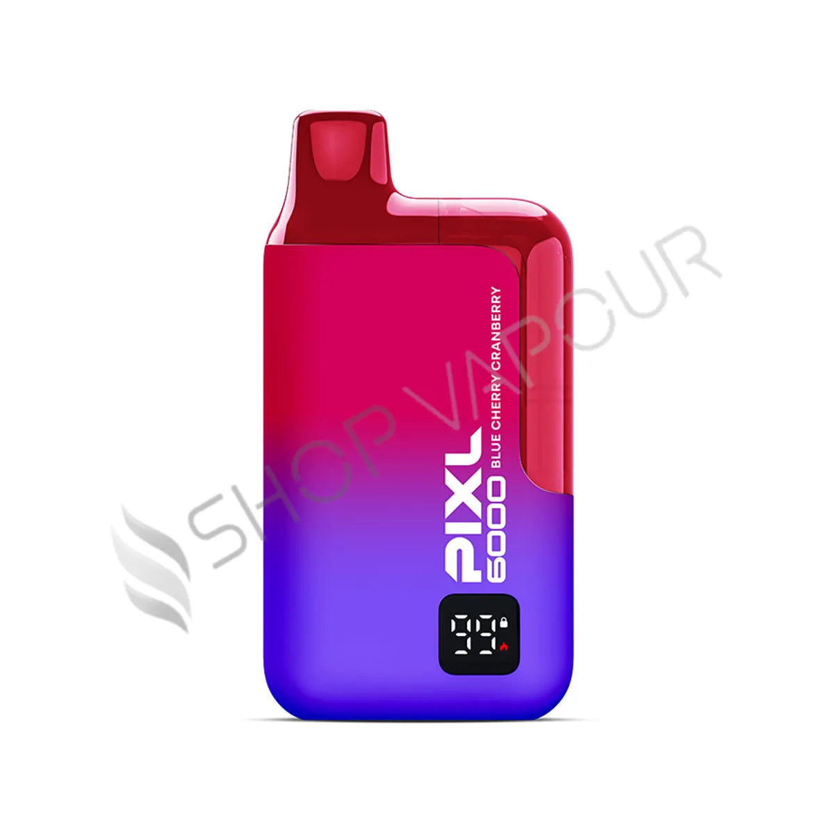 PIXL 6000 Disposable Vape Kit - Blueberry Cherry Cranberry - Red and Purple