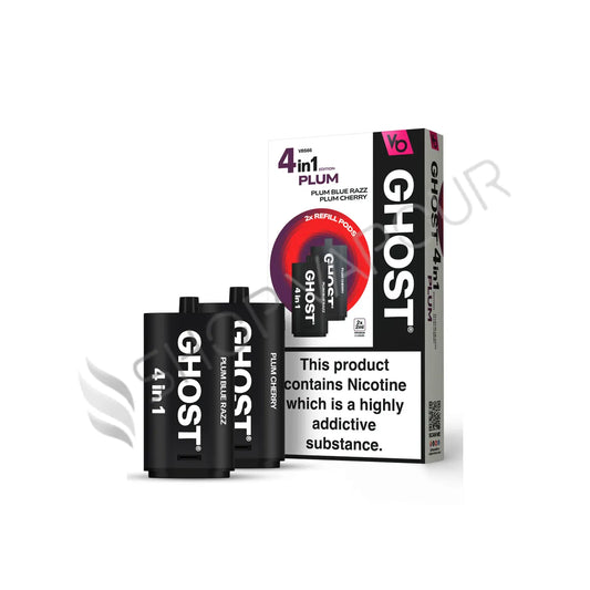 Plum Edition 1 Ghost 4 in 1 Prefilled Pods by Vapes Bars