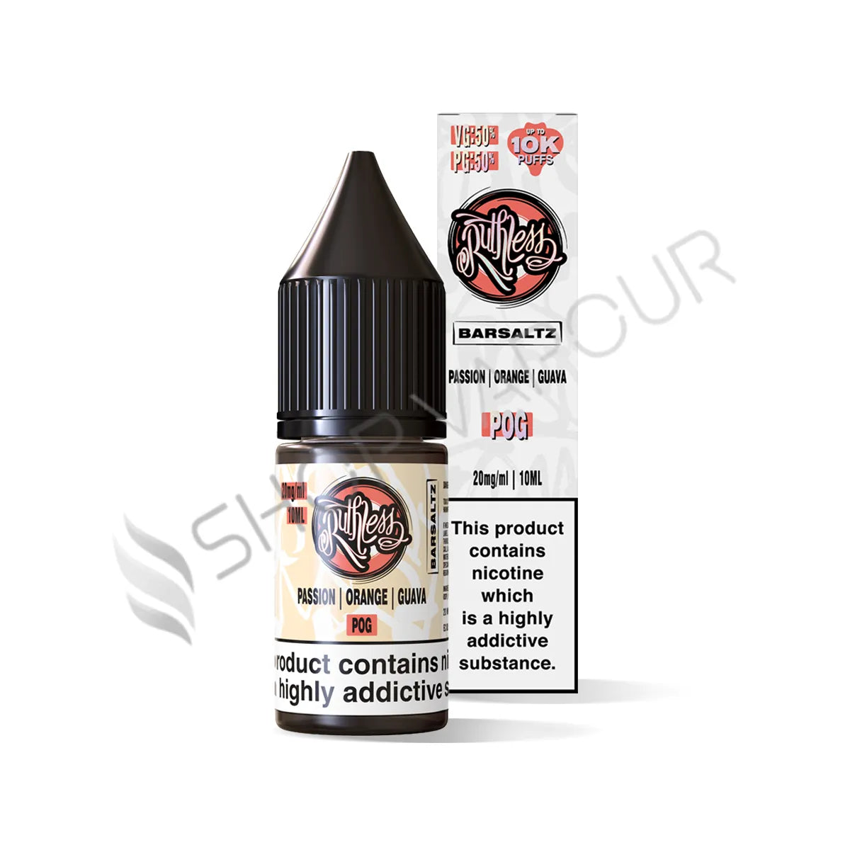 POG Nic Salt E-Liquid by Ruthless Bar Saltz