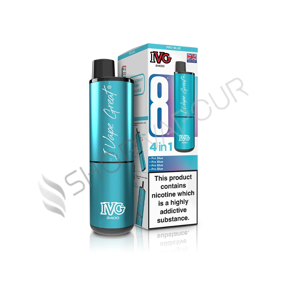Professor Blue IVG 2400 Prefilled Pod Kit