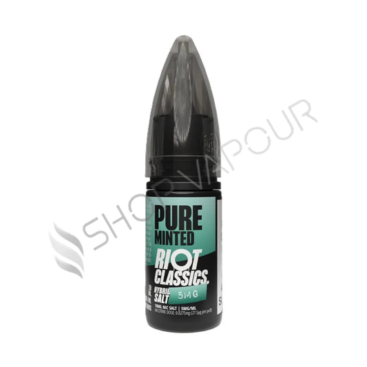 Pure Minted Nic Salt E-Liquid by Riot Salt