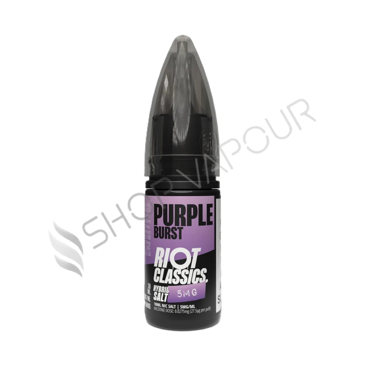 Purple Burst Nic Salt E-Liquid by Riot Salt