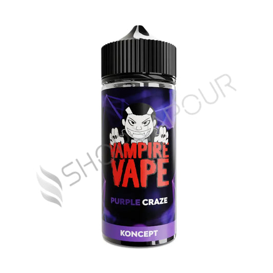 Purple Craze 100ml Shortfill E-Liquid by Vampire Vape Koncept