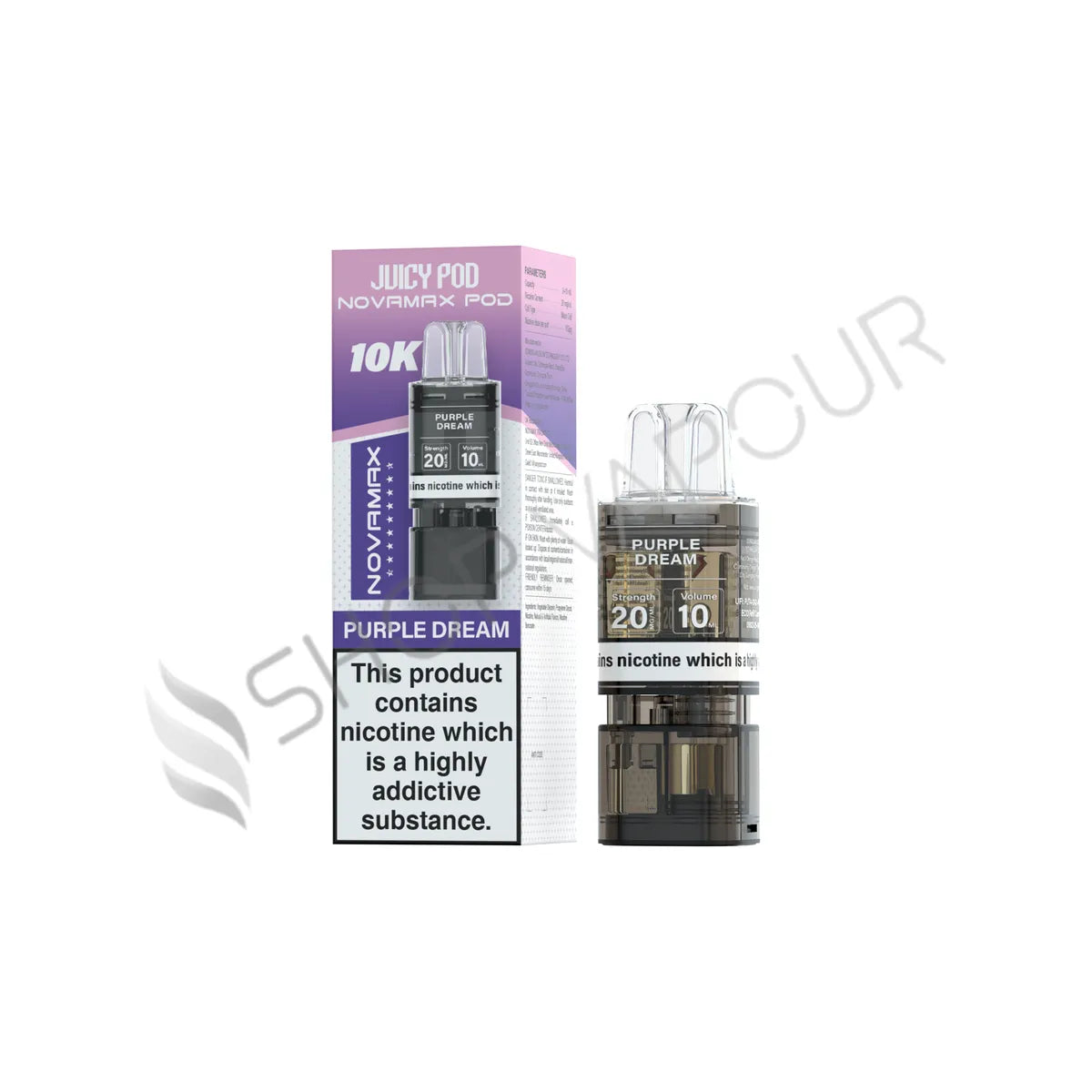 Purple Dream Novamax 10K Prefilled Pod & Refill by Juicy Pod