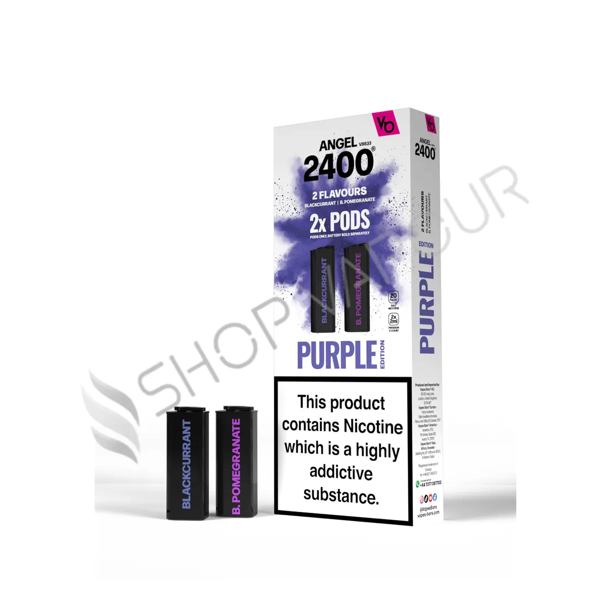 Purple Edition Angel 2400 Prefilled Pods by Vapes Bars