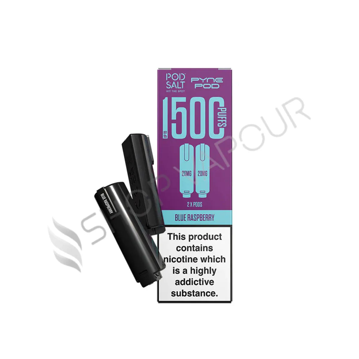 Blue Raspberry 2 in 1 Prefilled Pods by Pyne Pod