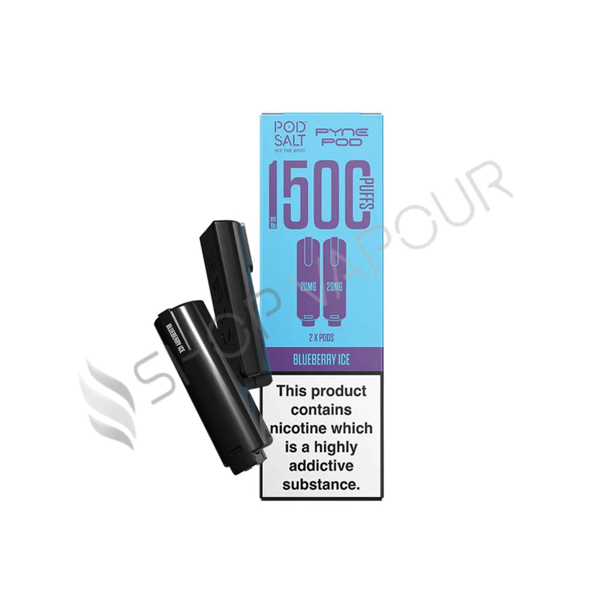 Blueberry Ice 2 in 1 Prefilled Pods by Pyne Pod