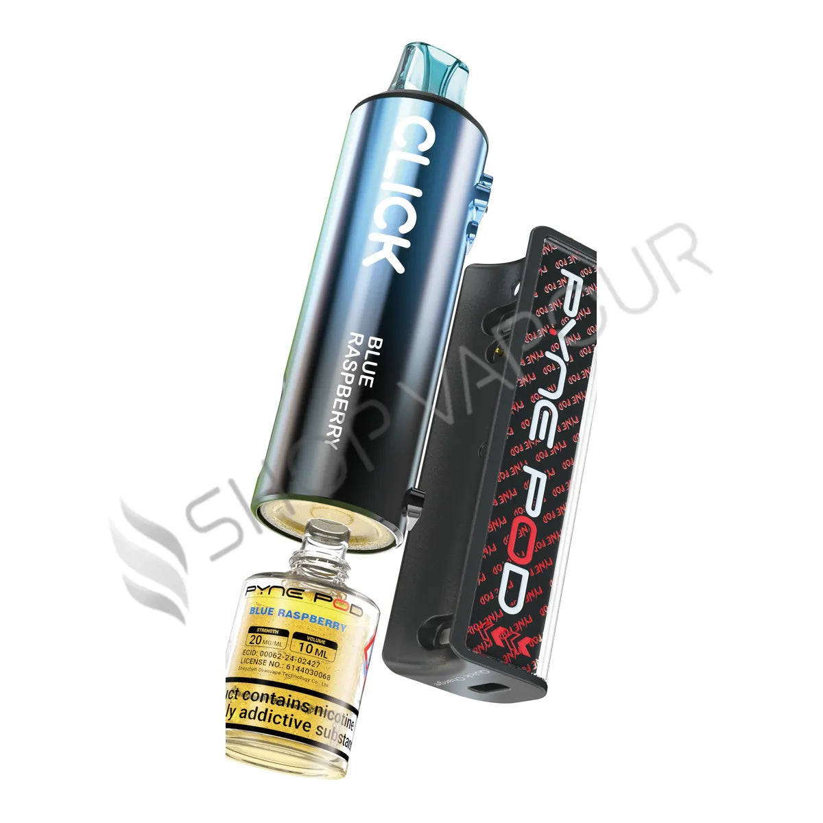 Pyne Pod Click 50K Prefilled Pod Kit - Blueberry Raspberry