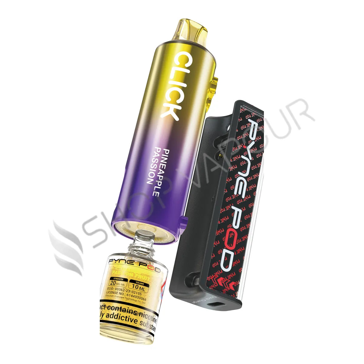Pyne Pod Click 50K Prefilled Pod Kit - Pineapple Passion Lime