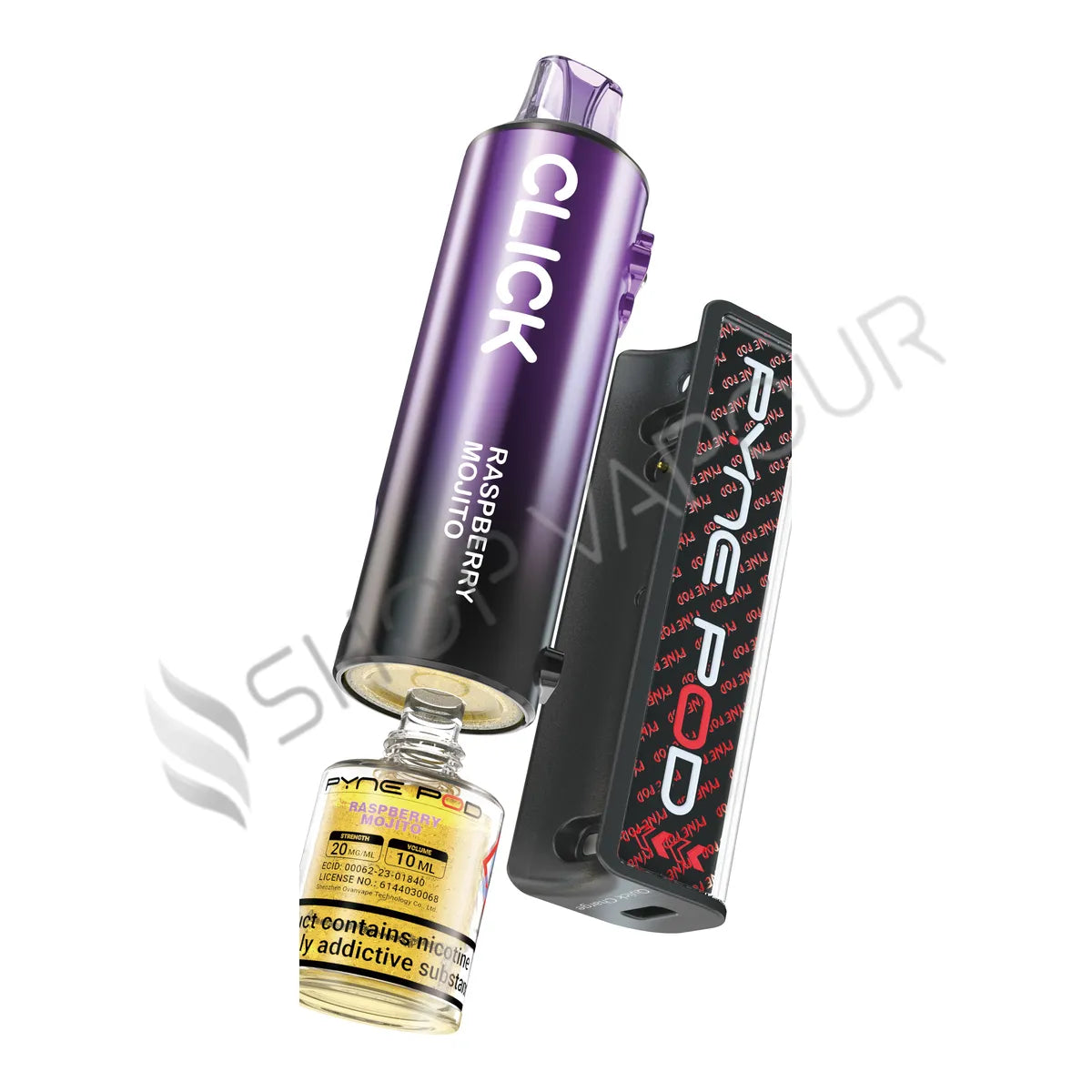 Pyne Pod Click 50K Prefilled Pod Kit - Raspberry Mojito