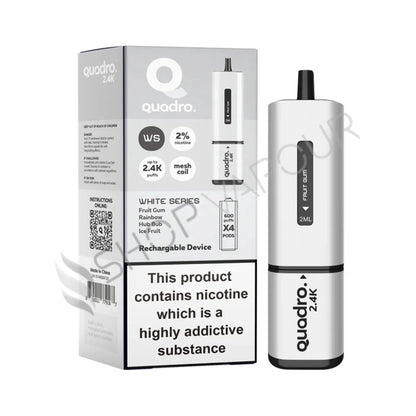 Quadro 2.4K Prefilled Pod Kit - White Series