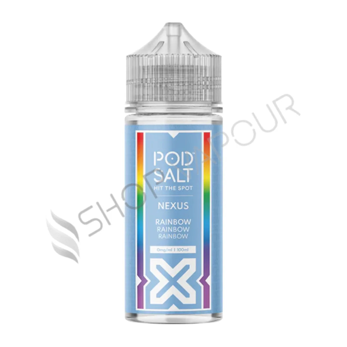 Rainbow 100ml Shortfill E-Liquid by Pod Salt Nexus