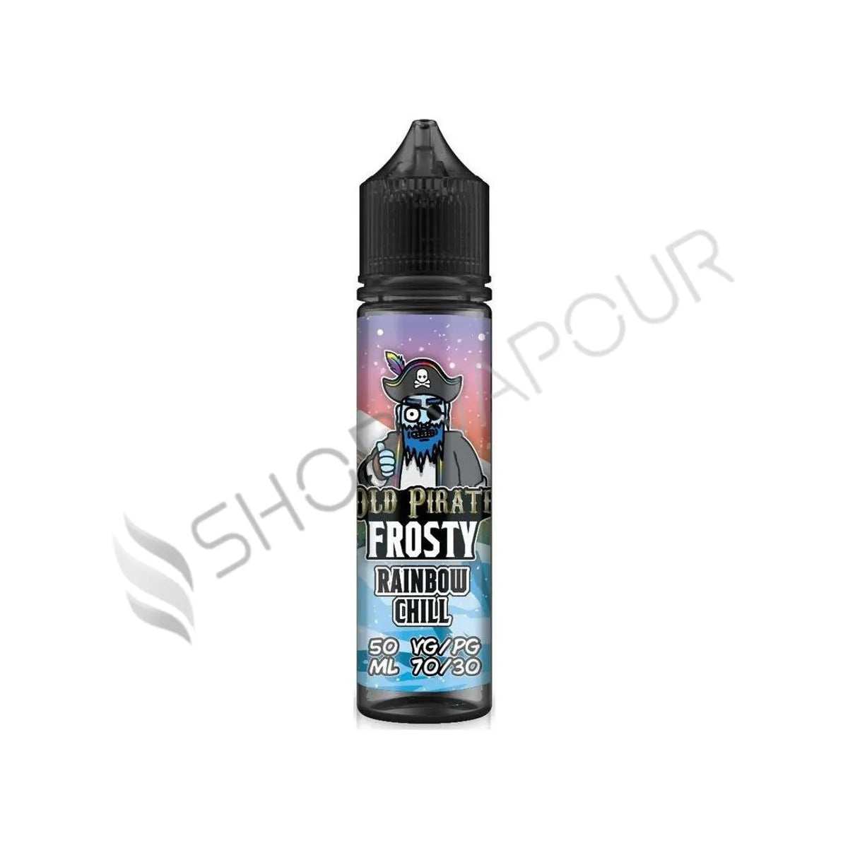 Rainbow Chill 50ml Shortfill E-Liquid by Old Pirate Frosty
