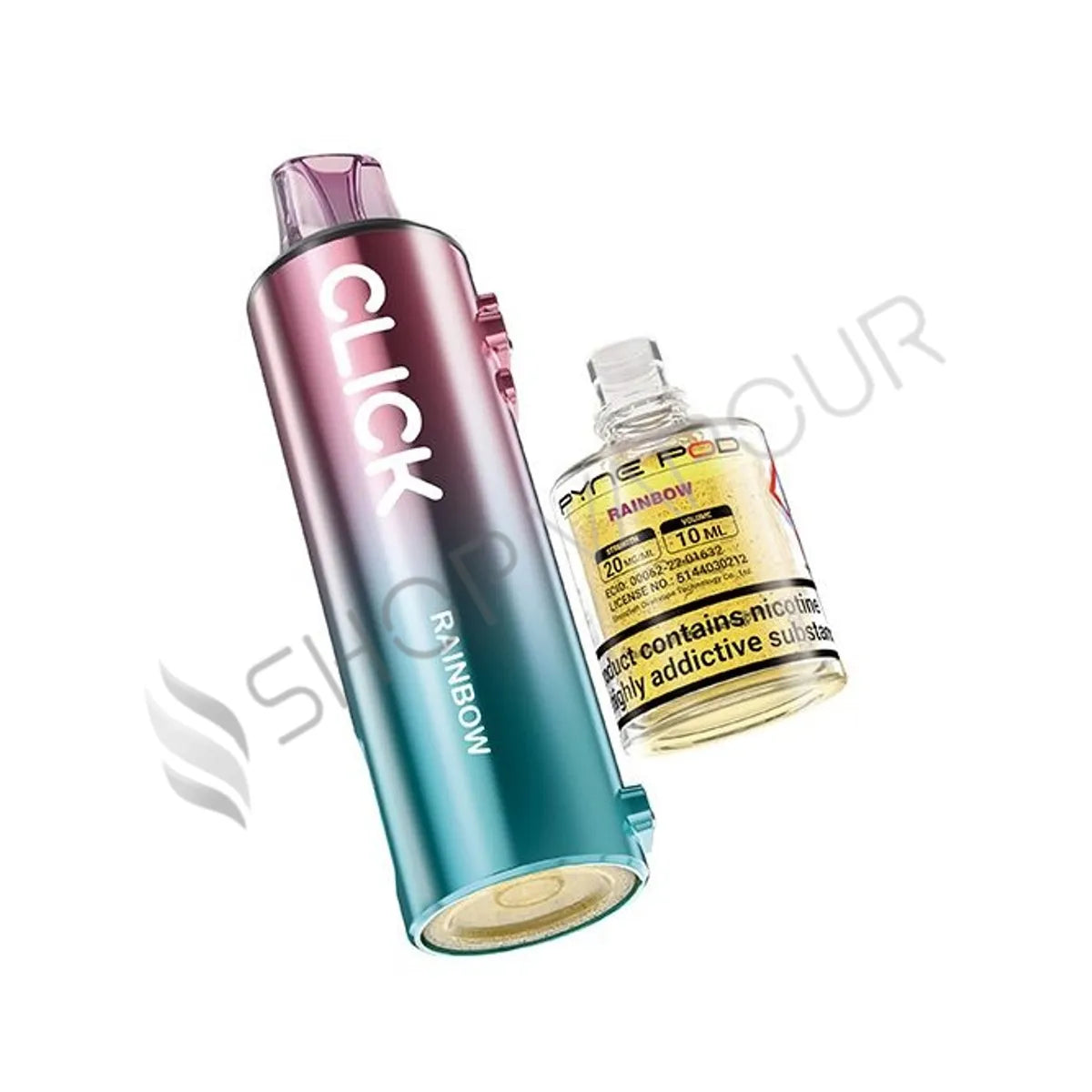 Rainbow Click 10K Pod & Bottle by Pyne Pod