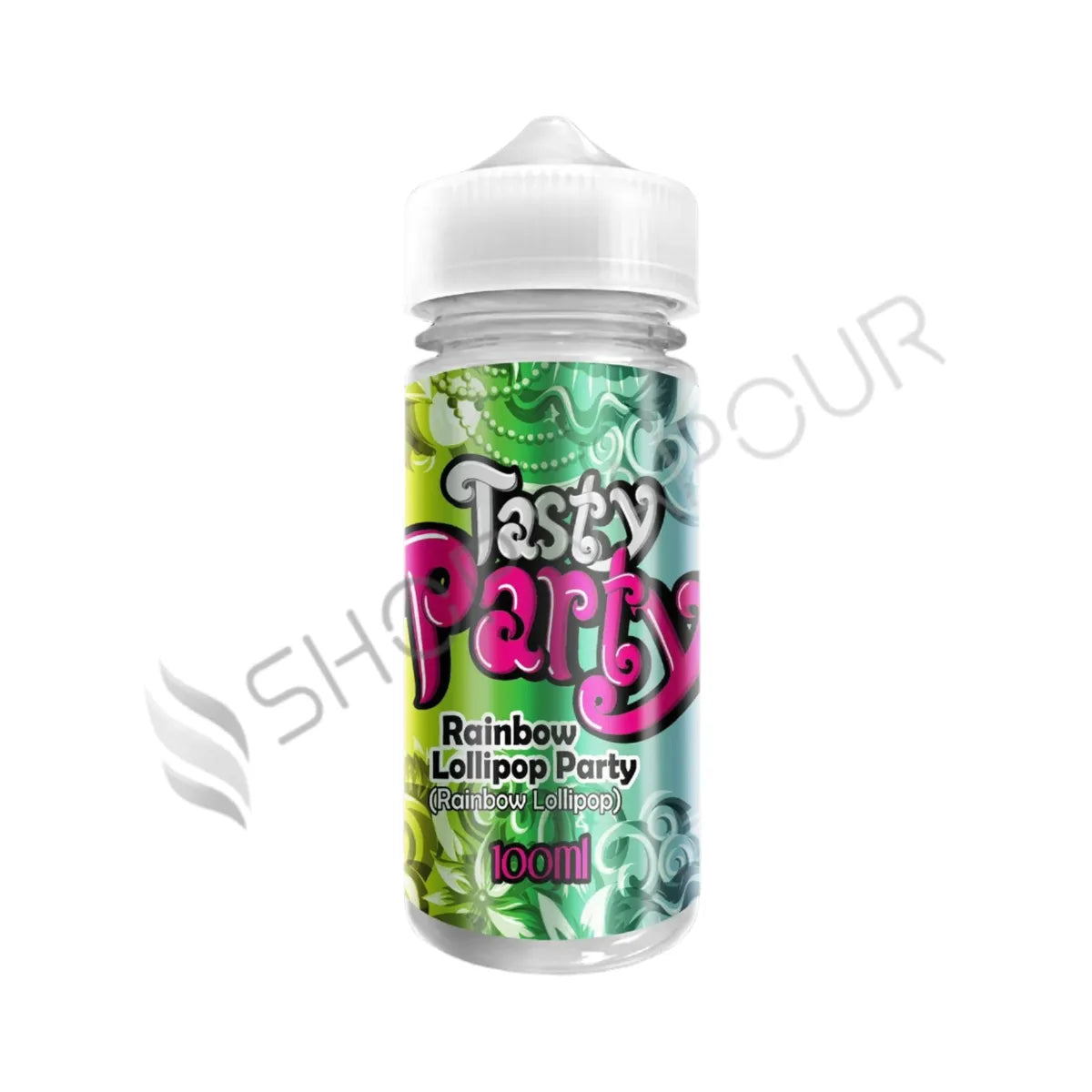 Rainbow Lollipop Party 100ml Shortfill E-Liquid by Tasty Party