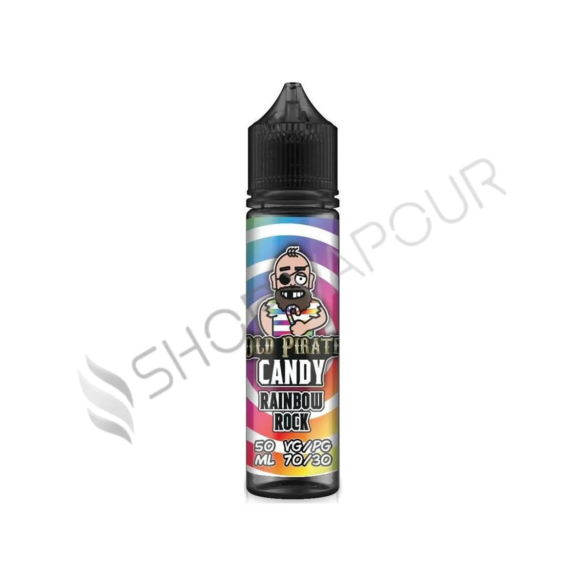 Rainbow Rock 50ml Shortfill E-Liquid by Old Pirate Candy