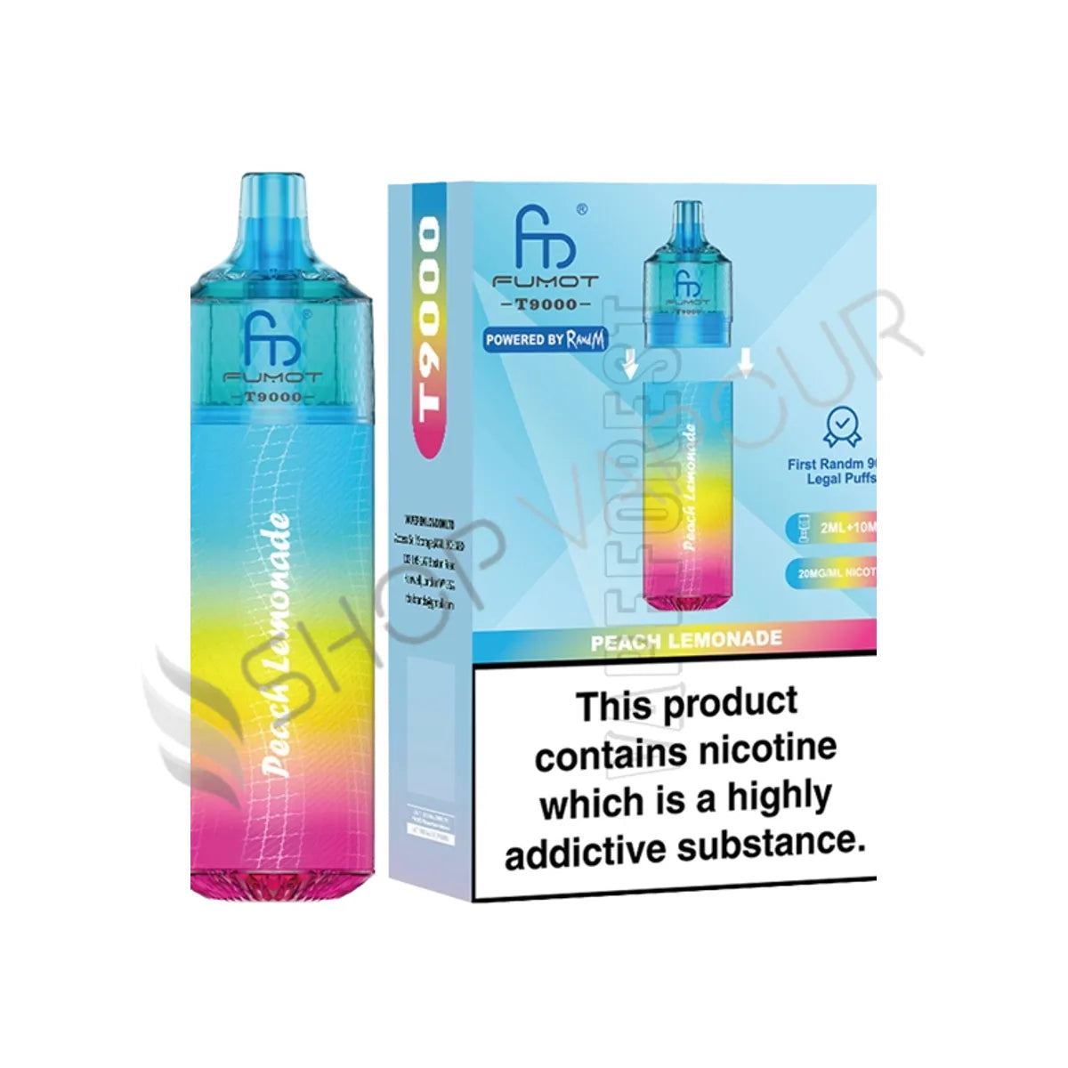 RandM Fumot T9000 Disposable Vape - Pack of 5
