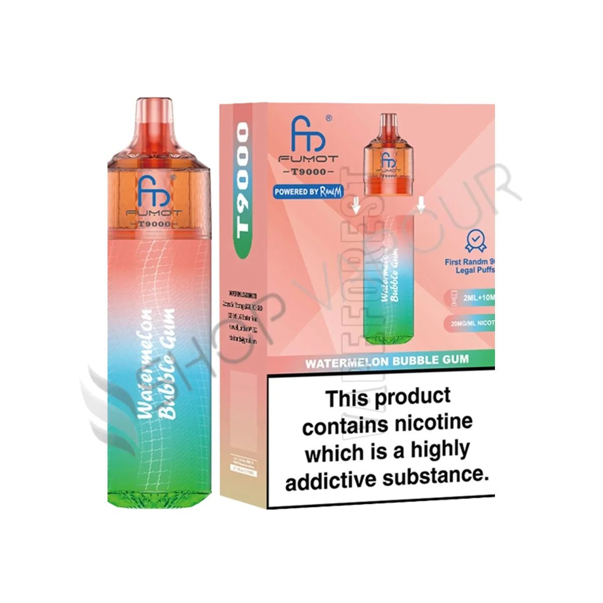 RandM Fumot T9000 Disposable Vape - Pack of 5