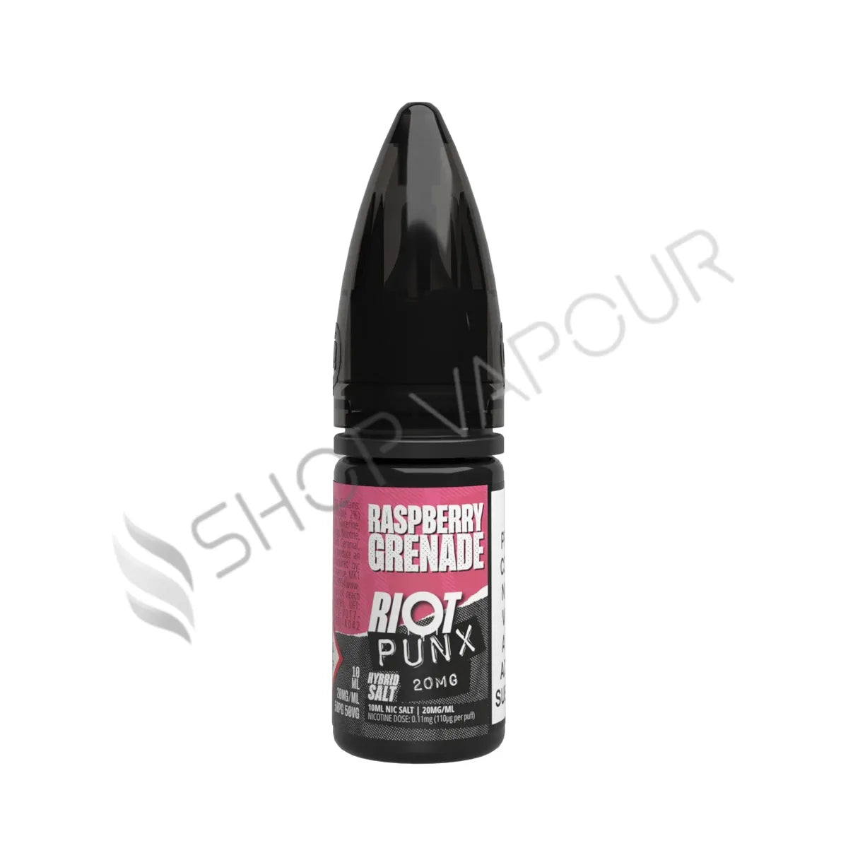 Raspberry Grenade Nic Salt E-Liquid by Riot Punx