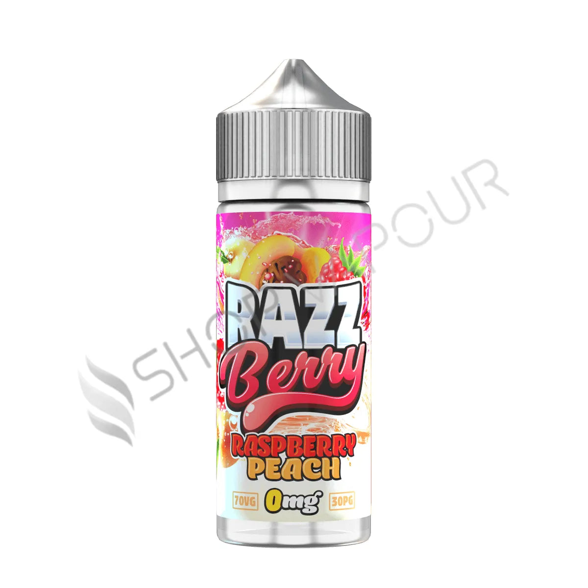 Raspberry Peach 100ml Shortfill E-Liquid by Razz Berry
