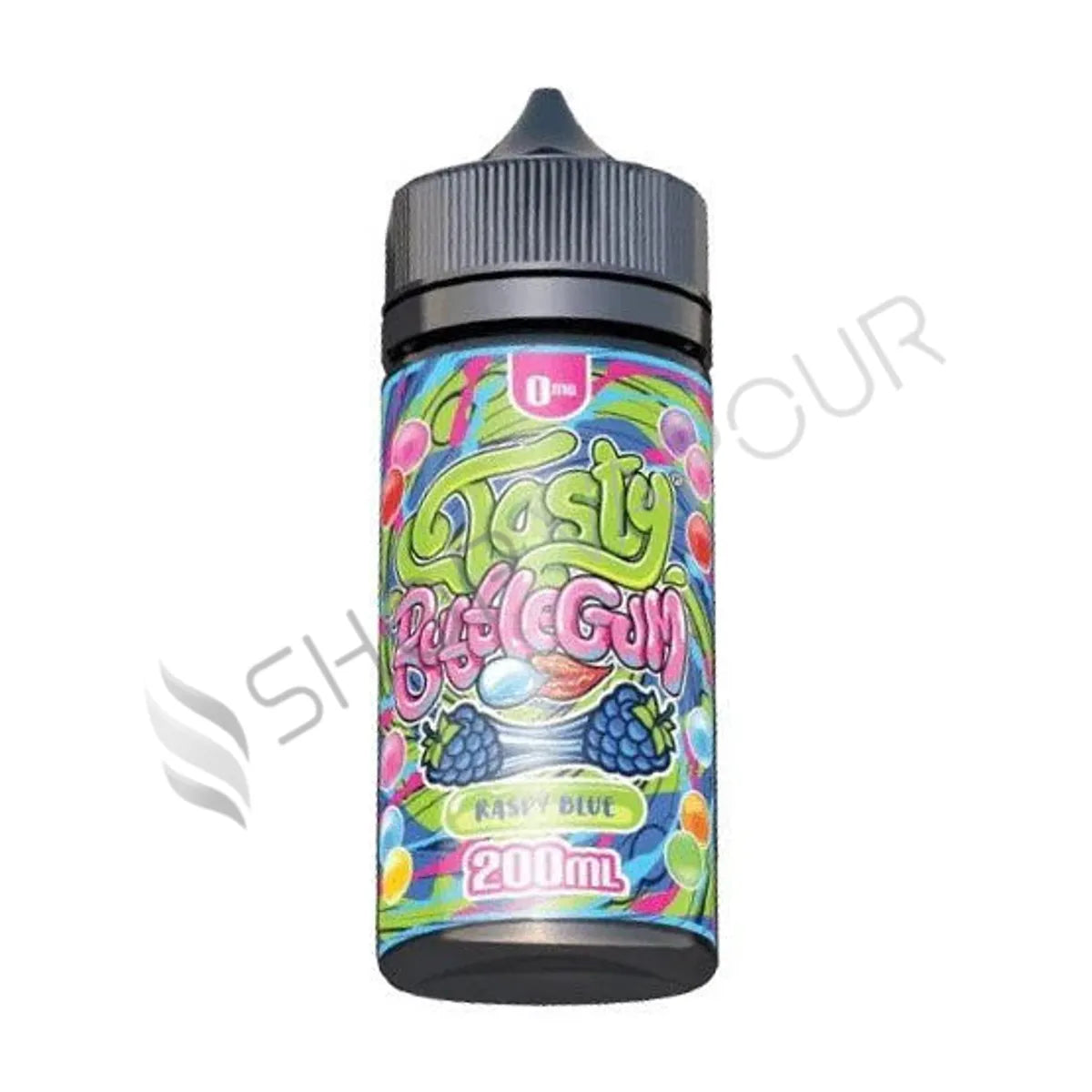 Raspy Blue 200ml Shortfill E-Liquid by Tasty Bubblegum