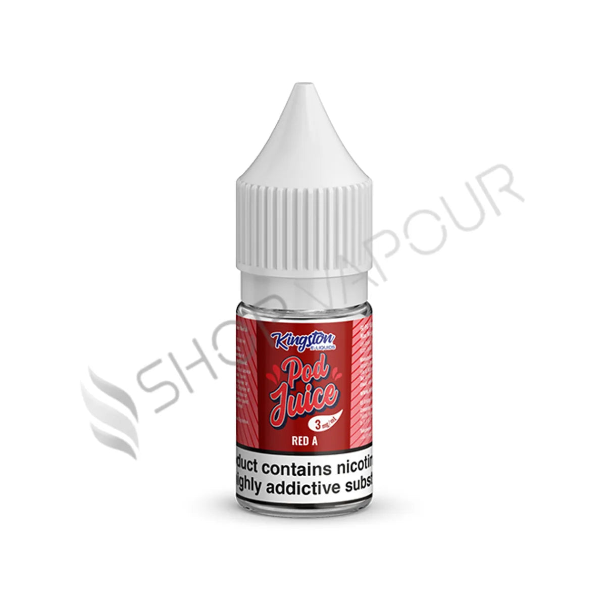 Red A 10ml E-Liquid by Kingston Pod Juice