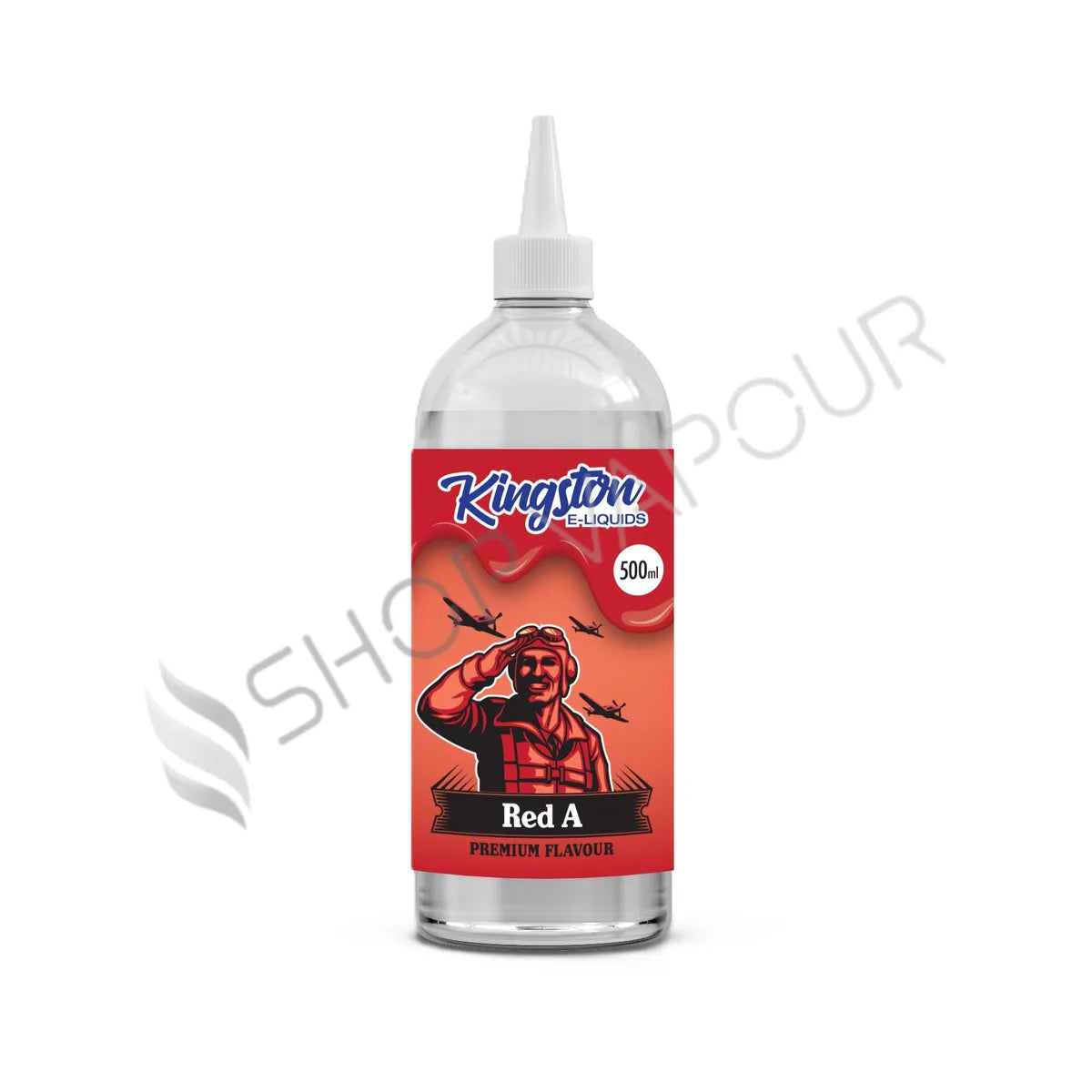 Red A 500ml Shortfill E-Liquid by Kingston