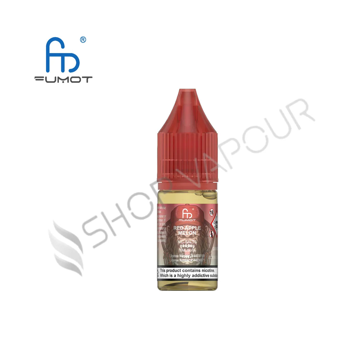 Red Apple Lemon Nic Salt E-Liquid by RandM 7000
