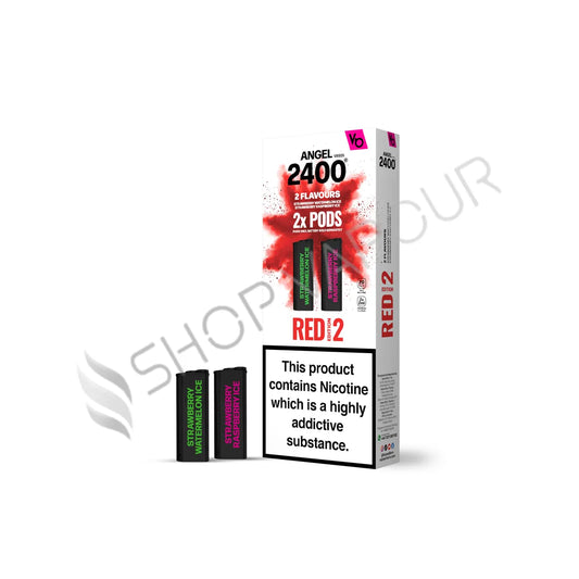 Red Edition 2 Angel 2400 Prefilled Pods by Vapes Bars