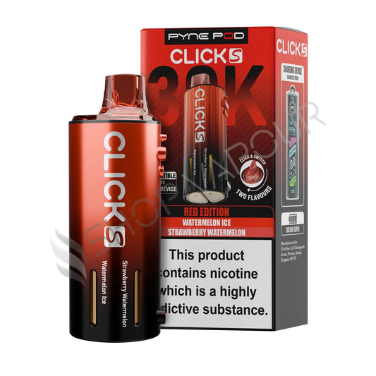 Red Edition Click S 30K Prefilled Pod & Refill by Pyne Pod