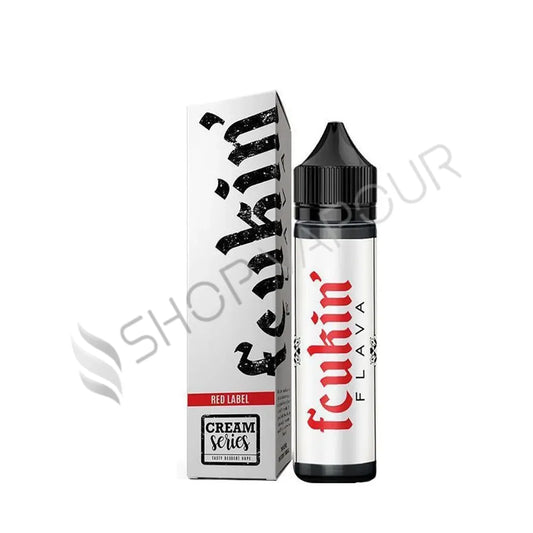 Red Label 50ml Shortfill E-Liquid by Fcukin’ Flava