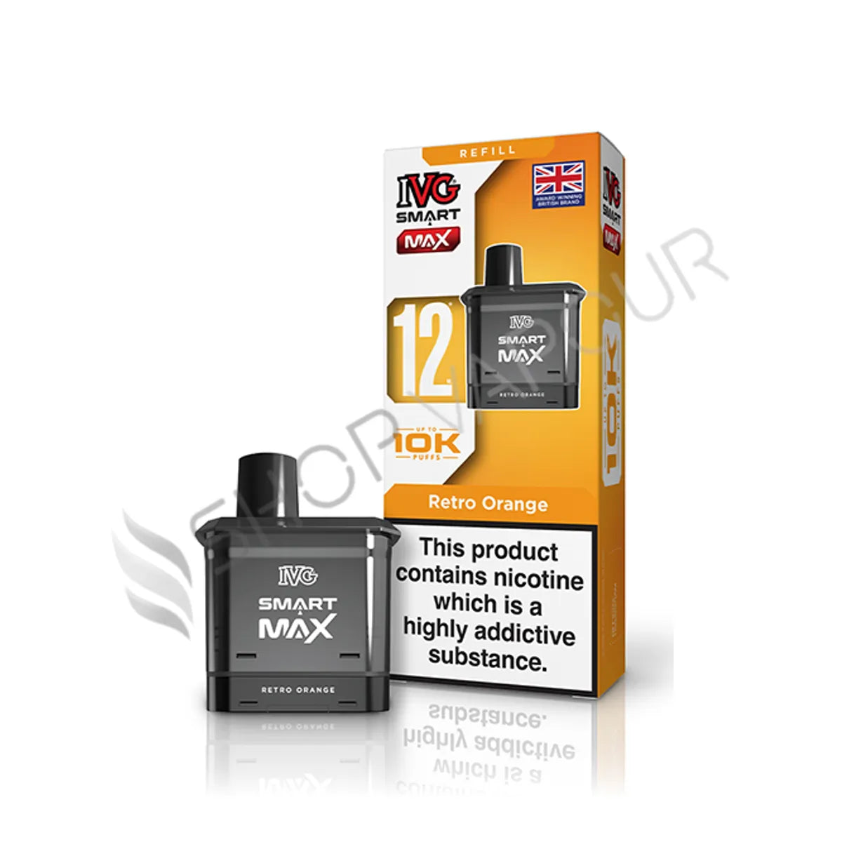Retro Orange Smart Max Prefilled Pod & Refill by IVG