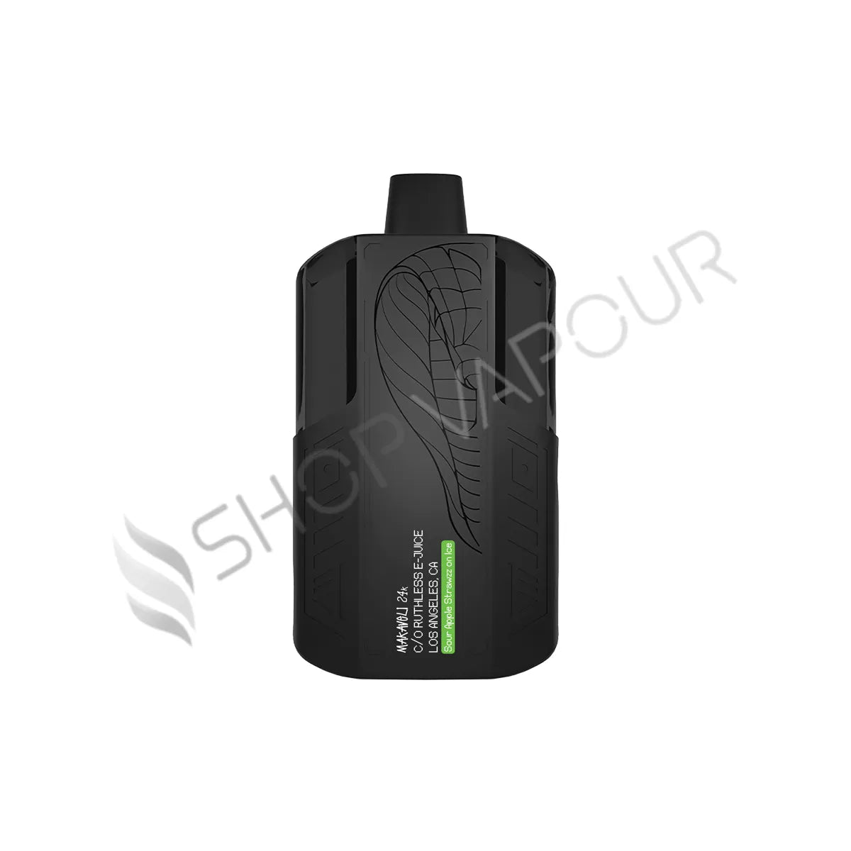 Ruthless Makaveli 24K Prefilled Pod Kit - Sour Apple Strawzz On Ice
