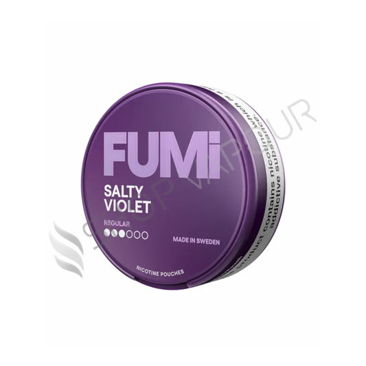 Salty Violet Nicotine Pouches by FUMI - Regular