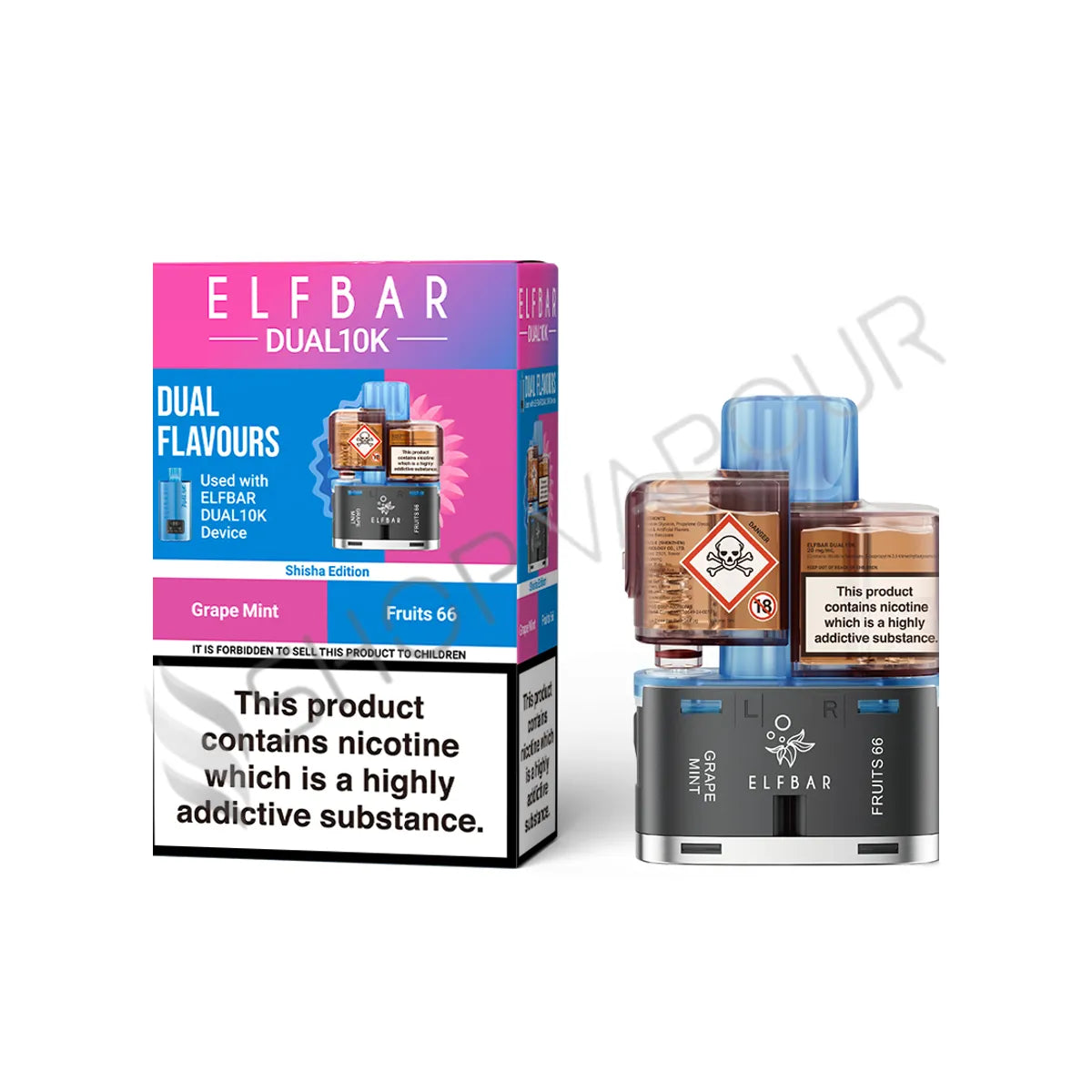 Shisha Edition Dual 10K Prefilled Pod & Refill by Elf Bar