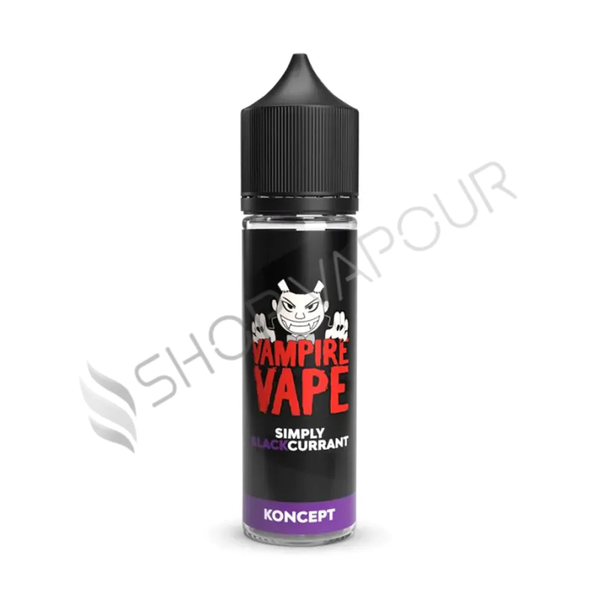 Simply Blackcurrant 50ml Shortfill E-Liquid by Vampire Vape Koncept