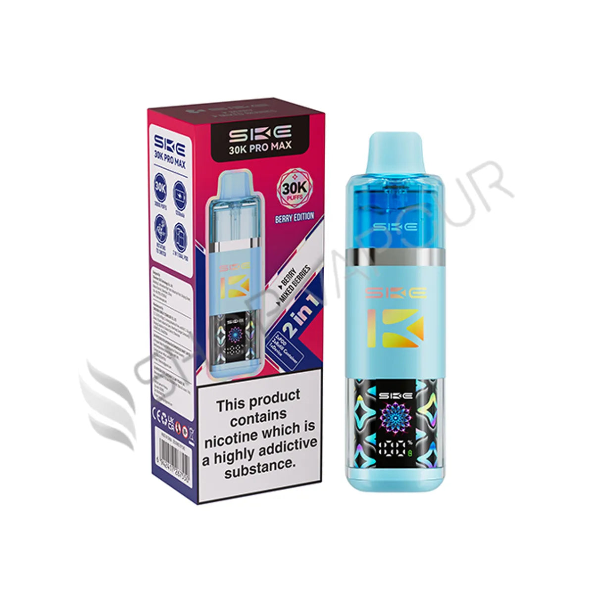 SKE Crystal 30K Pro Max Prefilled Pod Kit - Berry Edition