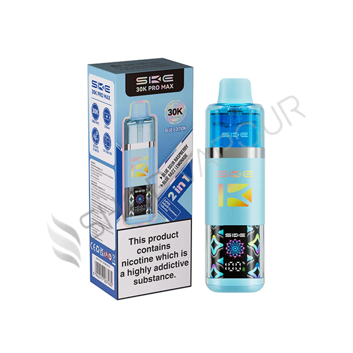 SKE Crystal 30K Pro Max Prefilled Pod Kit - Blue Edition