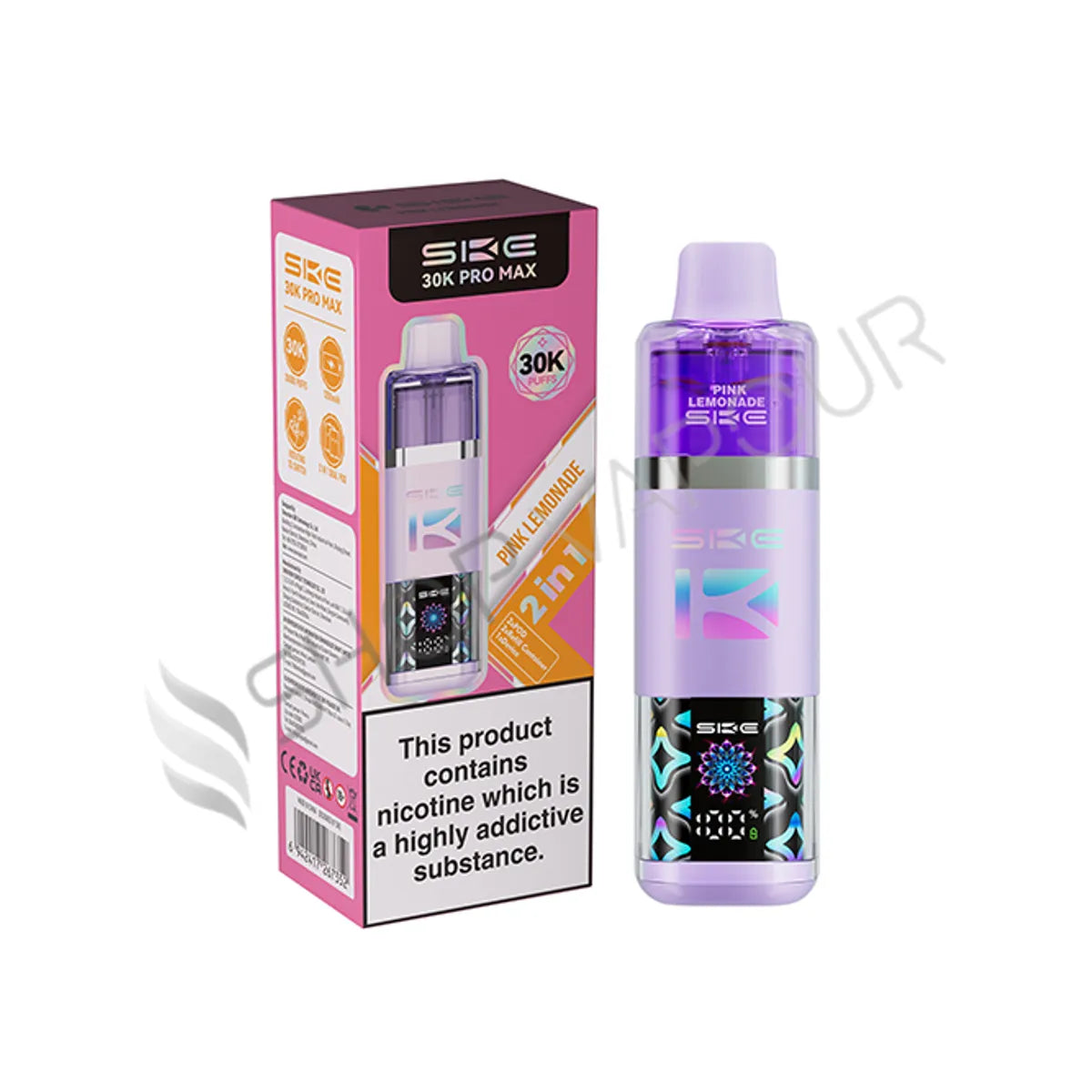 SKE Crystal 30K Pro Max Prefilled Pod Kit - Pink Lemonade