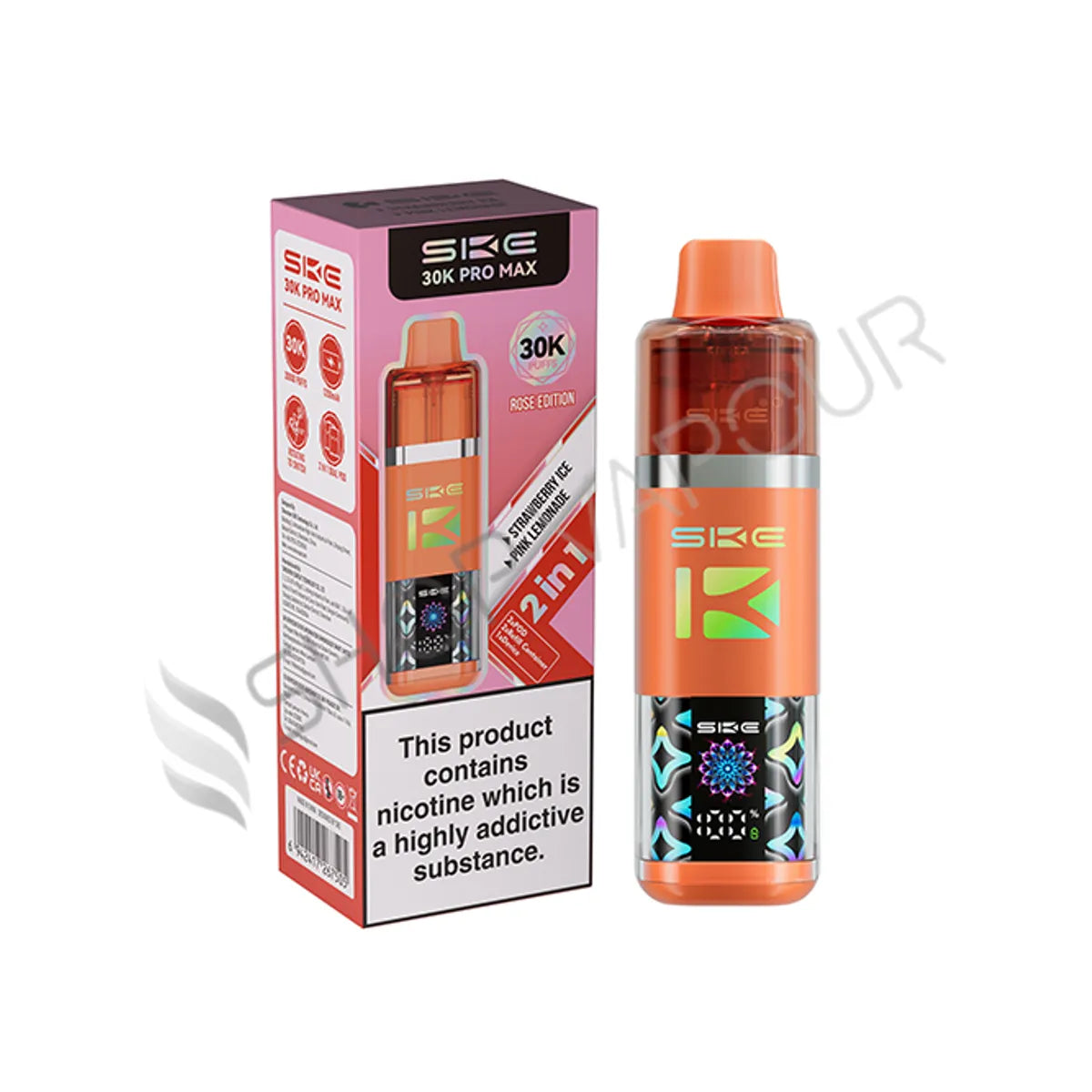 SKE Crystal 30K Pro Max Prefilled Pod Kit - Rose Edition
