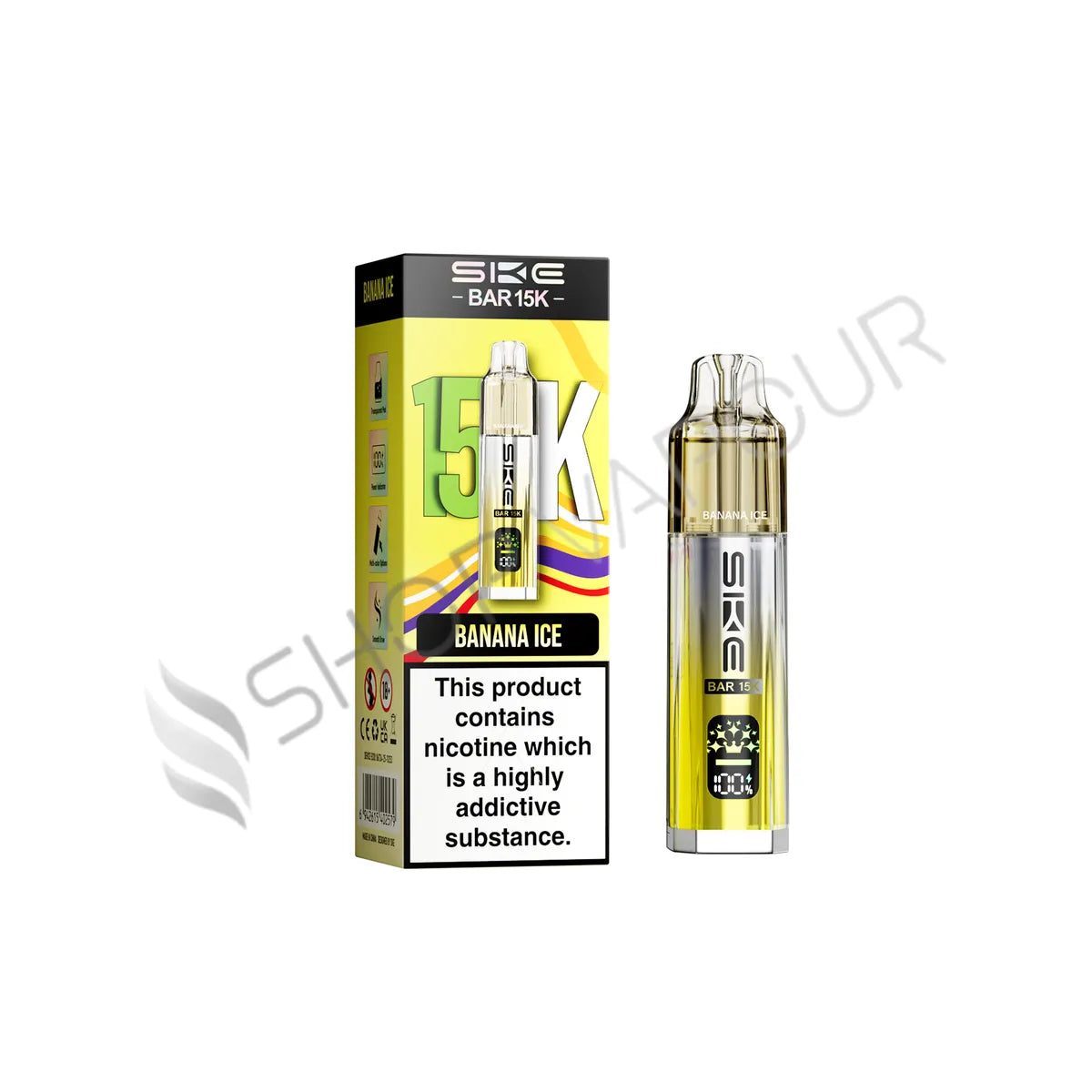 SKE Bar 15K Prefilled Pod Kit - Banana Ice