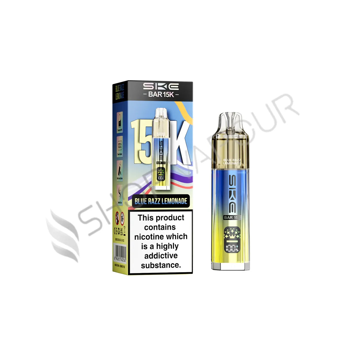 SKE Bar 15K Prefilled Pod Kit - Blue Razz Lemonade