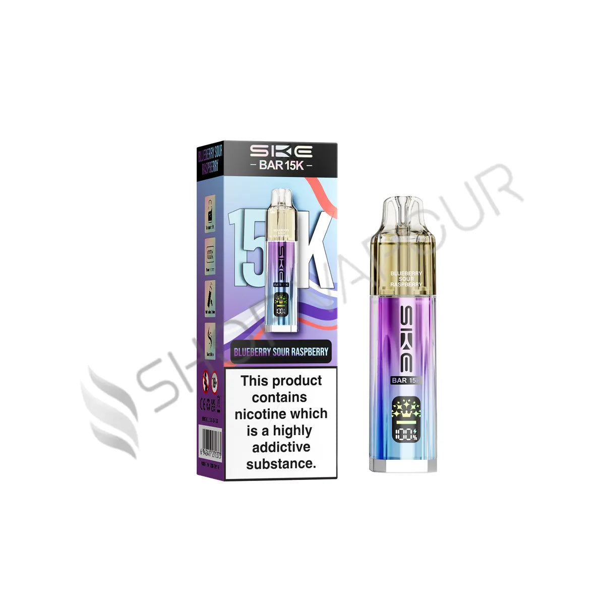 SKE Bar 15K Prefilled Pod Kit - Blueberry Sour Raspberry