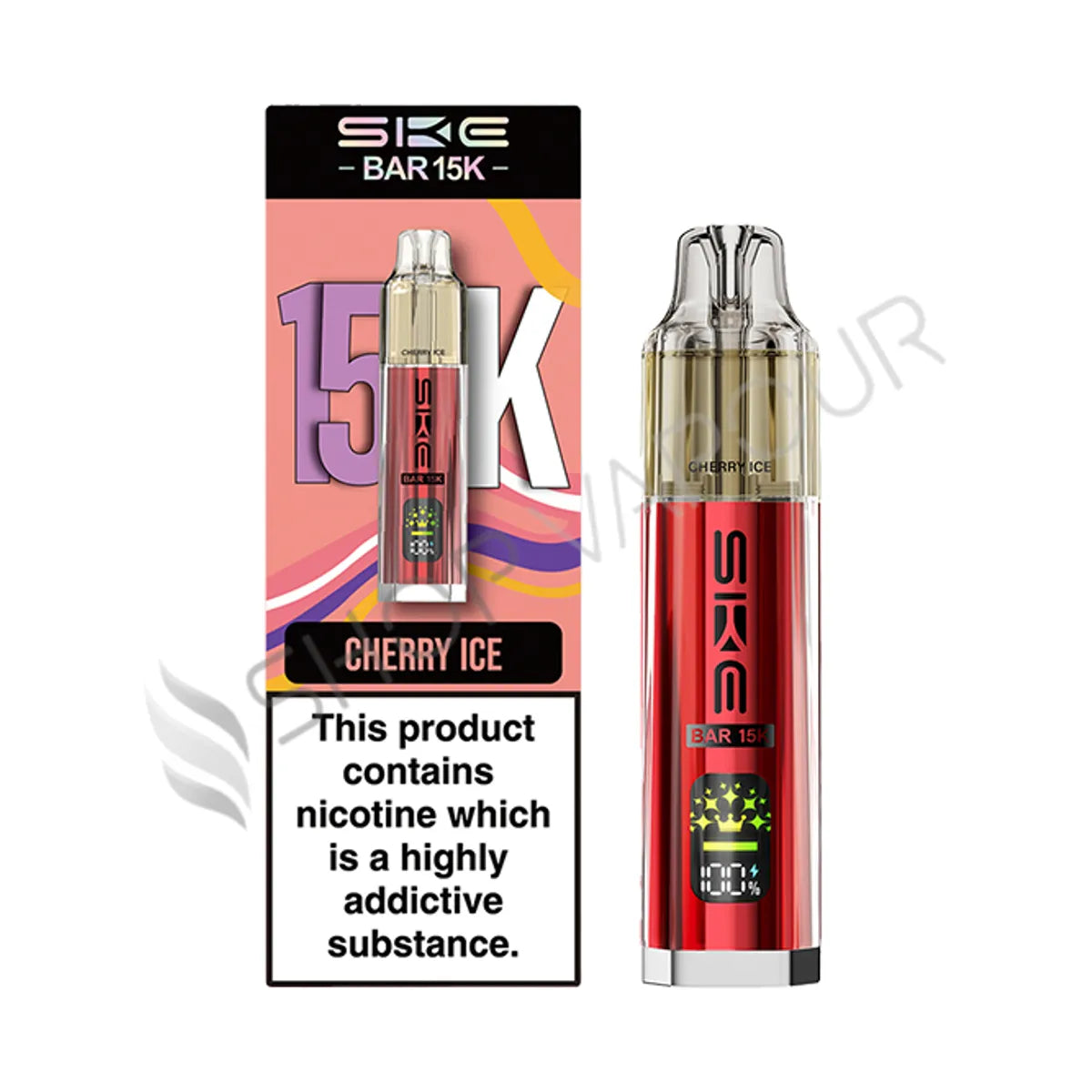 SKE Bar 15K Prefilled Pod Kit - Cherry Ice