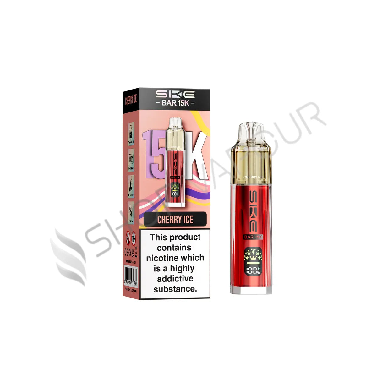 SKE Bar 15K Prefilled Pod Kit - Cherry Ice