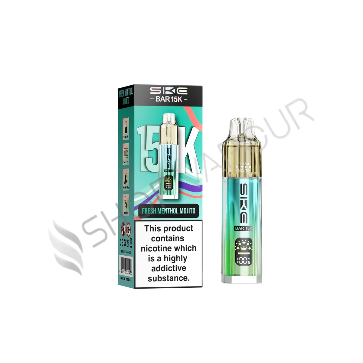 SKE Bar 15K Prefilled Pod Kit - Fresh Menthol Mojito