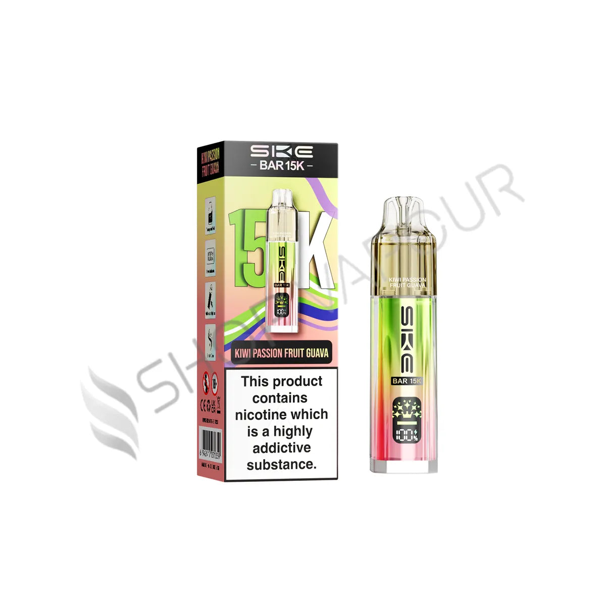 SKE Bar 15K Prefilled Pod Kit - Kiwi Passion Fruit Guava